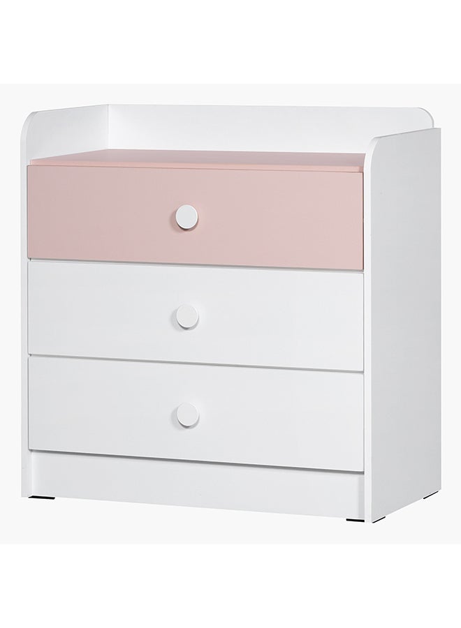 Home Box خزانة ملابس فانيليا بلوم ذات 3 أدراج بدون مرآة - Image 2