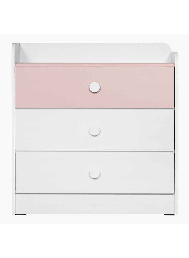 Home Box خزانة ملابس فانيليا بلوم ذات 3 أدراج بدون مرآة - Image 4