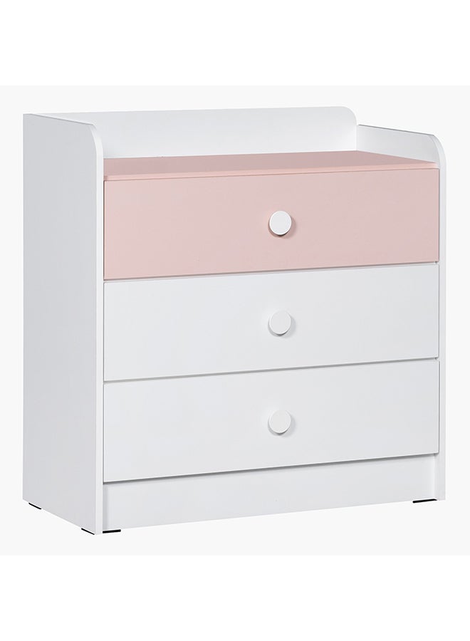 Home Box خزانة ملابس فانيليا بلوم ذات 3 أدراج بدون مرآة - Image 3