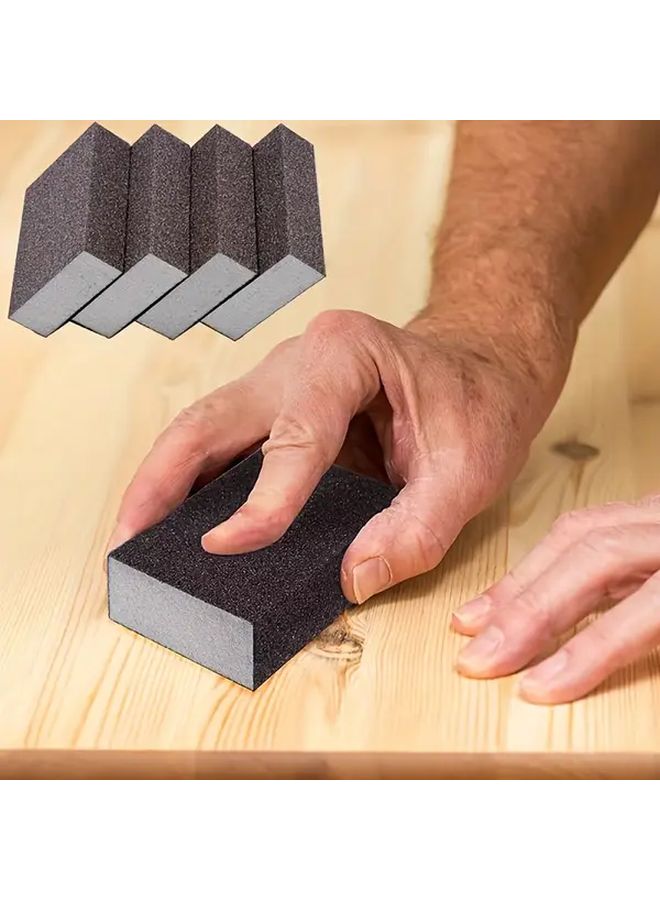4pcs Multi Grit Sanding Sponge Block Coarse Medium Fine Ultra Fine Washable Reusable - Image 2