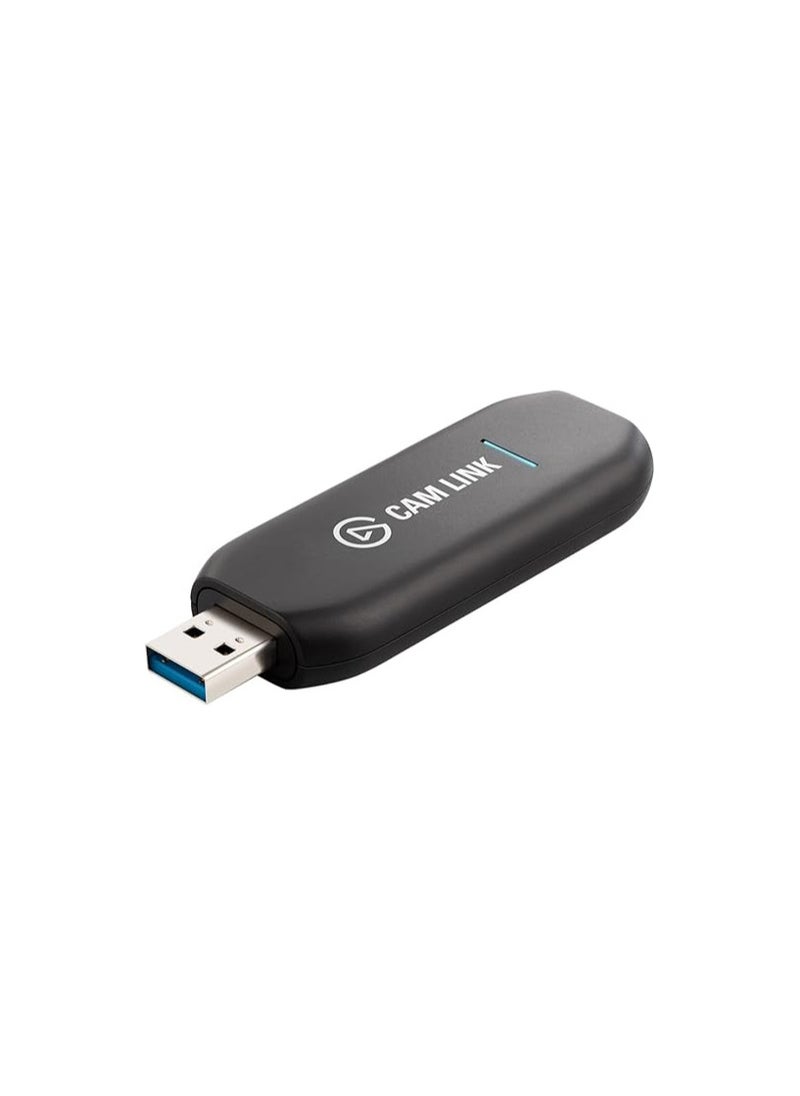 elgato Elgato Cam Link 4K, External Camera Capture Card, Stream and Record with DSLR, Camcorder, ActionCam as Webcam in 1080p60, 4K30 for Video Conferencing, Home Office, Gaming, on OBS, Zoom, Teams, PC/Mac  - Image 1