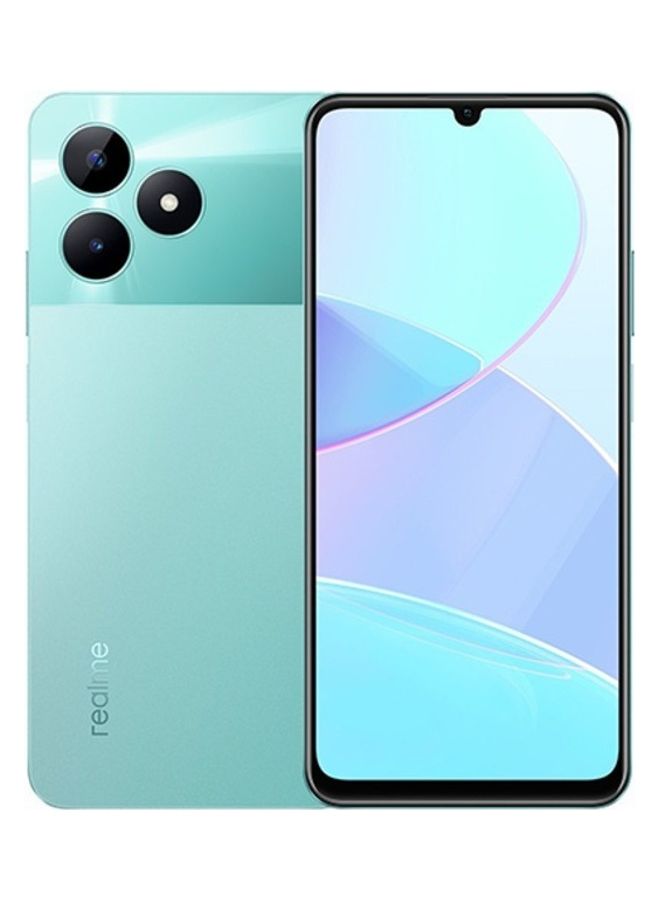 ريل مي هاتف C51 ثنائي الشريحة بلون أخضر نعناعي وذاكرة وصول عشوائي (RAM) سعة 4 جيجابايت وذاكرة تخزين داخلية 128 جيجابايت ويدعم تقنية 4G LTE - إصدار الشرق الأوسط - Image 1