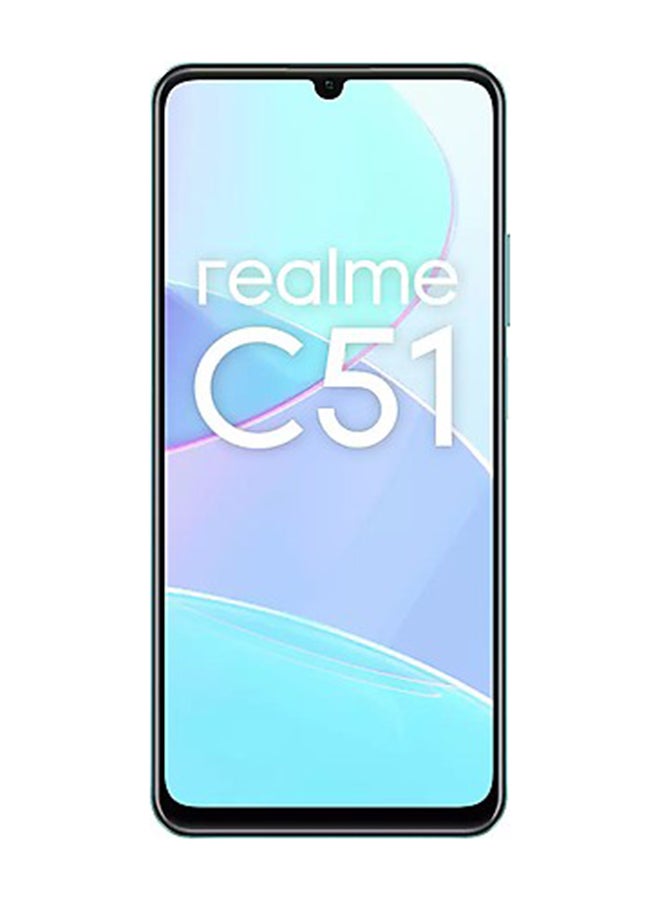 ريل مي هاتف C51 ثنائي الشريحة بلون أخضر نعناعي وذاكرة وصول عشوائي (RAM) سعة 4 جيجابايت وذاكرة تخزين داخلية 128 جيجابايت ويدعم تقنية 4G LTE - إصدار الشرق الأوسط - Image 2