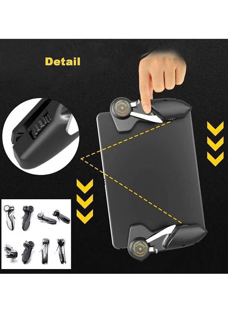 Memo Tablet Game Joystick Trigger Handle 6 Finger L1R1 Shooter Fire Aim Button Controller for iPad Tablet PUBG Game Accessories  - Image 5
