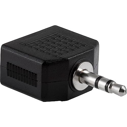 Ativa® 3.5mm Stereo Headphone Splitter, Black, 26921 - Image 1