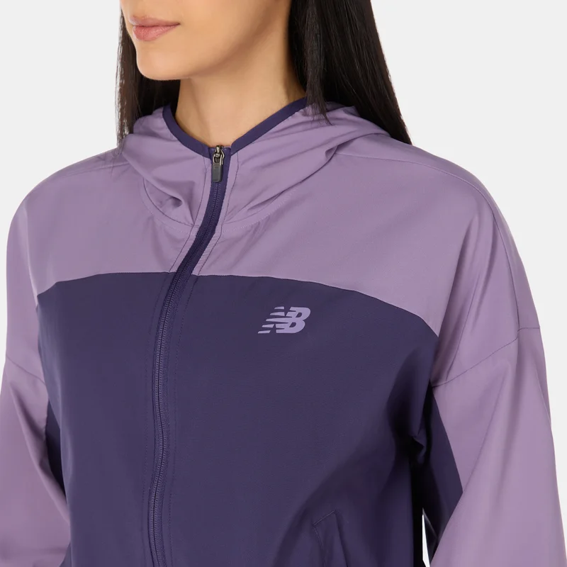 New Balance Blue Women's Full-Zip Hoodie for Women | Best Price UAE