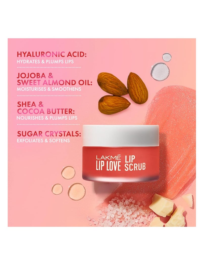 لاكمي مقشر الشفاه من لاكمي بحمض الهيالورونيك لشفاه ناعمة وملساء مقشر الشفاه ليب لوف 15 جم - Image 4