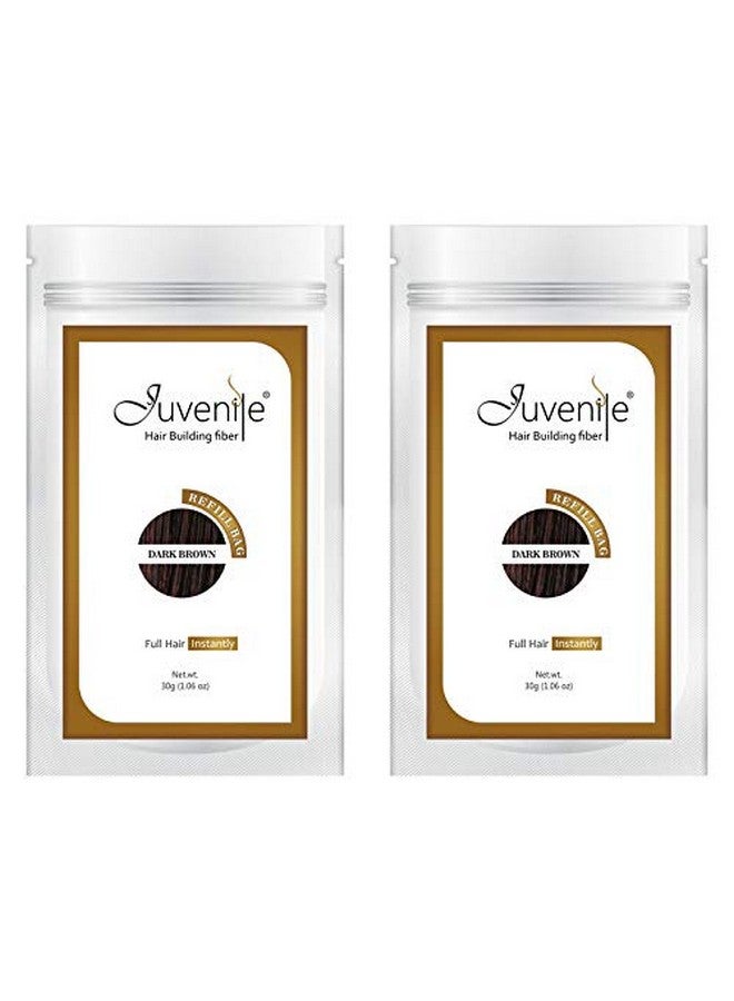 جوفينايل عبوة إعادة تعبئة ألياف الشعر باللون البني الداكن 60 جم - Image 1