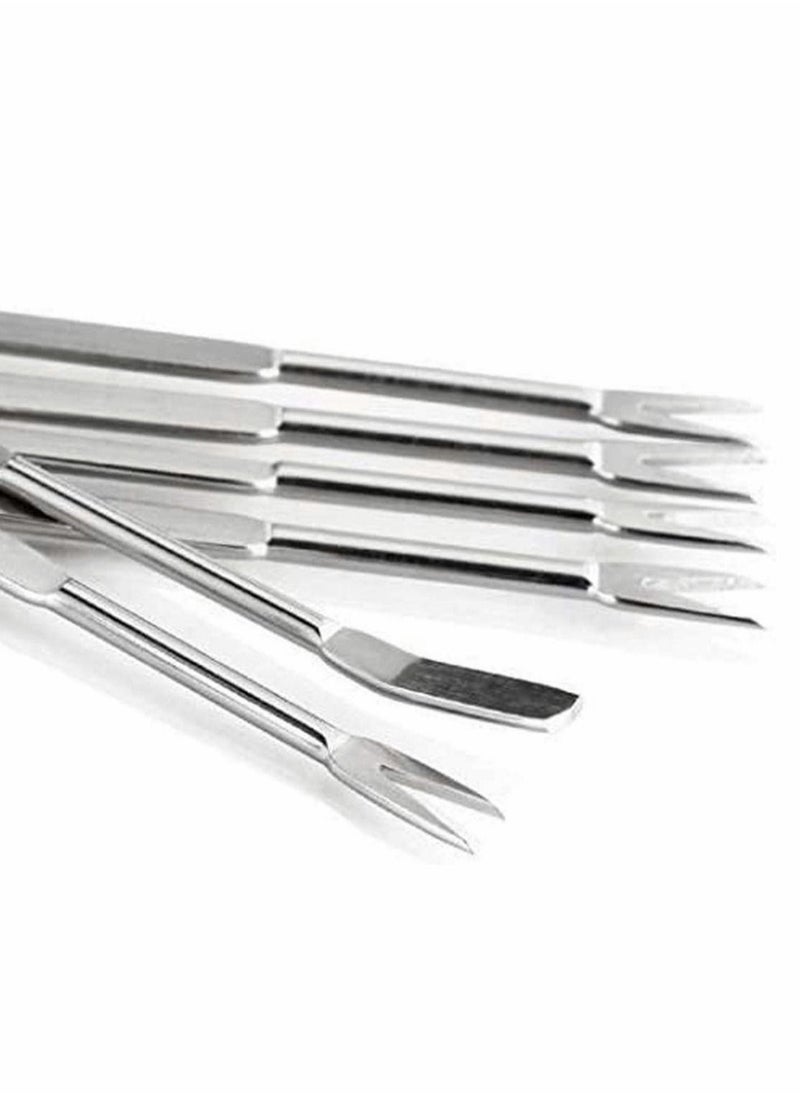 SYOSI - 8 Pieces Seafood Tools Set Crab Crackers Nut Cracker Forks - Image 1