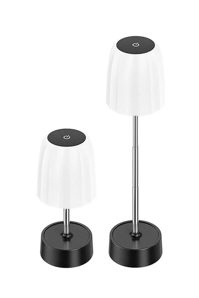 مصباح مكتب ليد قابل للسحب مع تحكم باللمس، وضوء ليلي لحماية العين - قطعة واحدة - Image 1