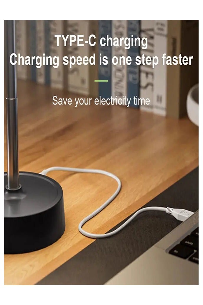 مصباح مكتب ليد قابل للسحب مع تحكم باللمس، وضوء ليلي لحماية العين - قطعة واحدة - Image 4