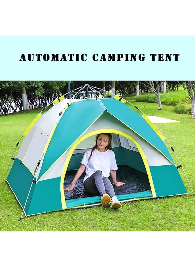 توبيز خيمة تخييم توبي الجديدة، خيمة أوتوماتيكية منبثقة، تتسع من 2 إلى 3 أشخاص، خيمة خارجية، خيمة شاطئ، مقاومة للرياح والأمطار، واقية من الشمس، مع نافذة - Image 5