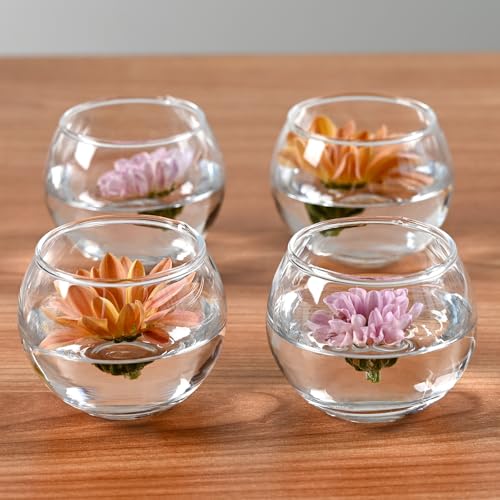 FrutPunch Candle Holder, Glass Candle Holder, Transparent Votive Candle Holders, Can be Used for Engagement, Wedding, Party, Gift Giving and Other Occasions Set of 6 - Image 5