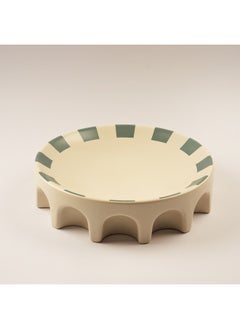 La Mesa La Mesa Porcelain Serving Plate Yathrib Collection, Green 30*7.5Cm  - Image 2