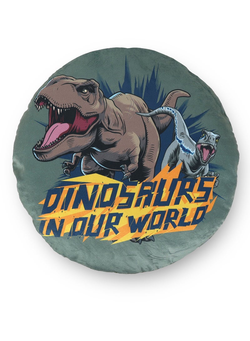 Universal Jurassic World Dominion - Decorative Shaped Cushion - Size: 40 x 40 cm - Official Universal Product - Image 1