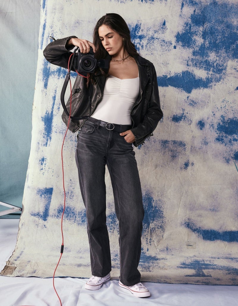 American Eagle AE Strigid High-Waisted Stovepipe Jean - Image 1