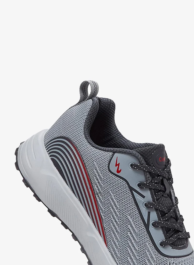 CAMPUS L.Gry/D.Gry Men's Low-Top Sneakers - Smart Streetwear Vibe Shoes with Soft Cushioning and Bold Accents for Men | Best Price UAE