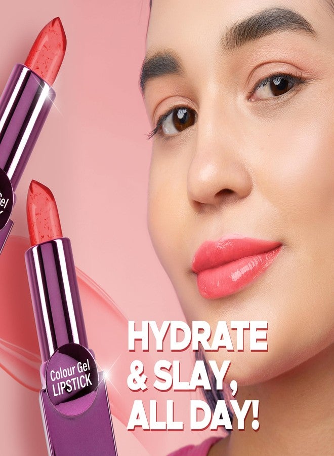 Hilary Rhoda Colour Gel Lipstick | PH Colour-Changing & Highly Pigmented Lipstick| Hydrating | Glossy Finish Lasts Up To 12 Hour (Shade 02) - 3.6g - Image 4