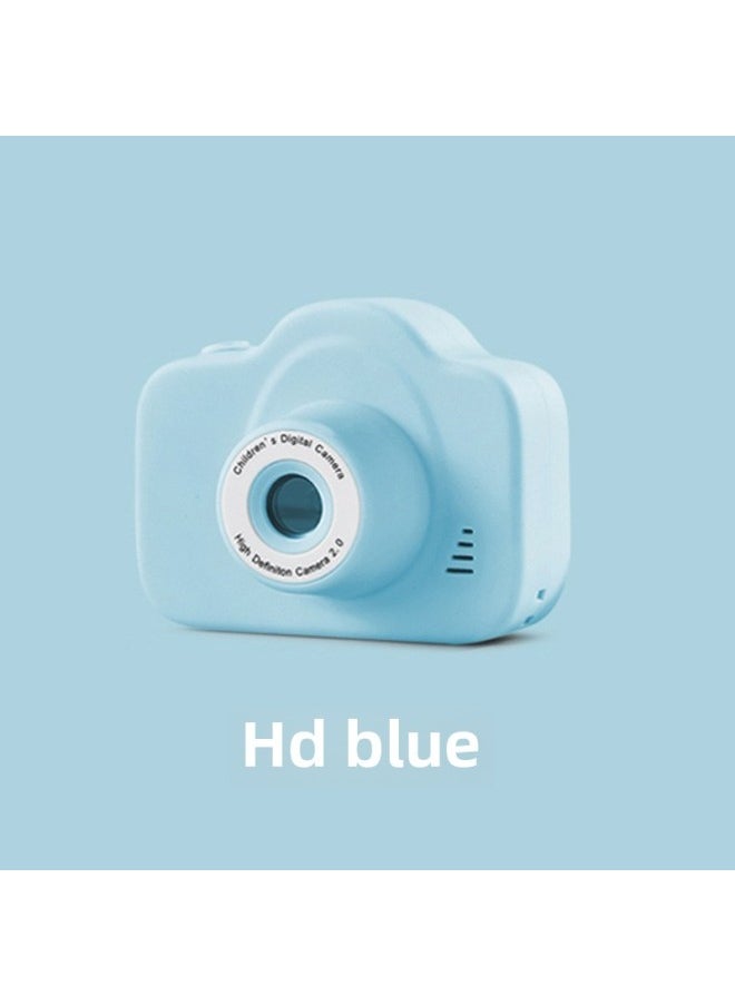 Hot A3 Children's Camera Mini SLR Camera Cartoon Toy Digital Camera Video Recorder-Color:High-Definition Blue (front And Back Double Photo)  - Image 1