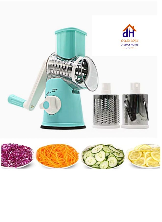 Multi-Function Rotary Grater Vegetable Cutter Multicolor 0.64kg - pzsku/Z986E7FF37364C23D4C36Z/45/_/1697475102/6b9fd7a7-89b0-4f44-95f1-f60d9344d8ff