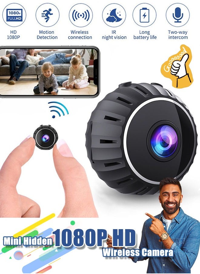 Mini Cameras Hidden 1080P HD Wireless Camera with Night Vision Motion Detection WiFi Camera Home Security Nanny Surveillance Cam Perfect Video Bady Camera for Indoor and Outdoor - pzsku/Z986EAB8031B114969A85Z/45/_/1729047793/69cbba0f-622b-45ff-a340-fd768238cc80