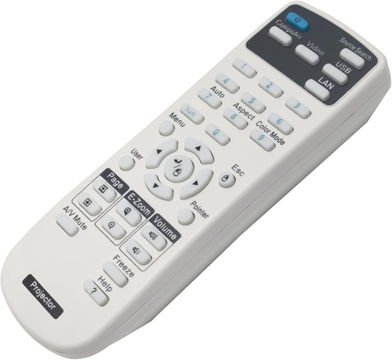 جهاز تحكم عن بعد بديل لجهاز عرض AIDITIYMI متوافق مع Epson PowerLite Home Cinema Theater System 705HD 710HD 725HD 730HD 740HD 750HD 760HD V11h475020 BrightLink 536Wi 585Wi 595Wi 575Wi 475Wi - Image 4