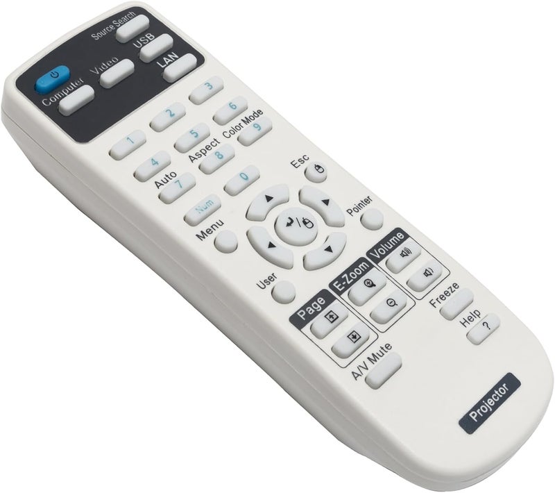 جهاز تحكم عن بعد بديل لجهاز عرض AIDITIYMI متوافق مع Epson PowerLite Home Cinema Theater System 705HD 710HD 725HD 730HD 740HD 750HD 760HD V11h475020 BrightLink 536Wi 585Wi 595Wi 575Wi 475Wi - Image 5