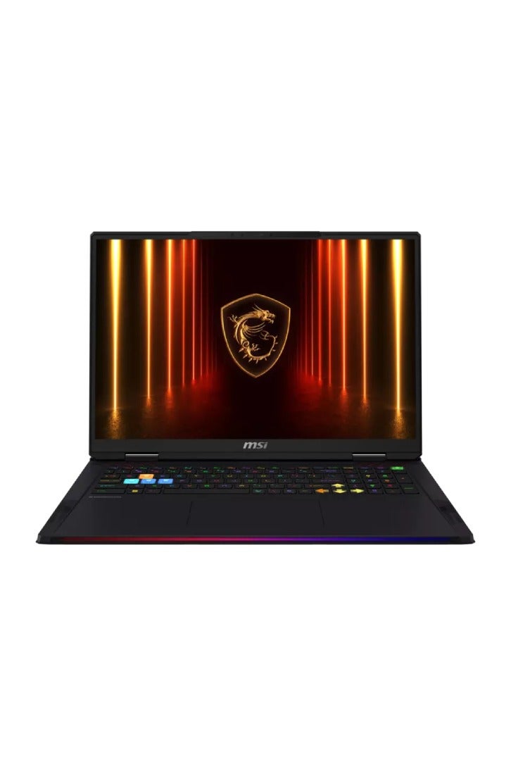 MSI Raider 18 Gaming Laptop With 18 Inch UHD Display 120Hz,Intel Core Ultra 9-285HX Processor/64GB RAM DDR5/2TB SSD/24GB Nvidia GeForce RTX 5090 Graphics/Windows 11/ Black - Image 1