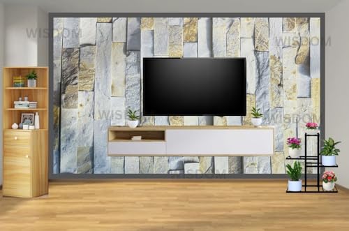 WISDOM Self Adhesive Vinyl Wood Graingeometric Wallpaper For Furniture Vinyl Stickers Wooden Door Desktop Wall Papers Kitchen-Cupboard/Shelf Liner Sheet(24 X 48 Inch,Grey Brick) - Image 5
