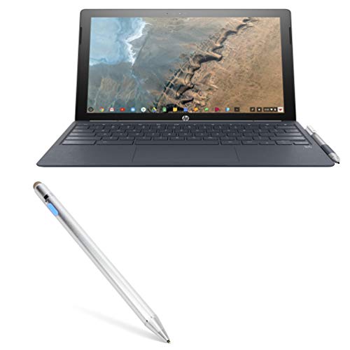 BoxWave قلم ستايلس HP Chromebook x2، BoxWave [AccuPoint Active Stylus] قلم إلكتروني بلمسة فائقة الدقة لـ HP Chromebook x2 - فضي معدني - Image 1