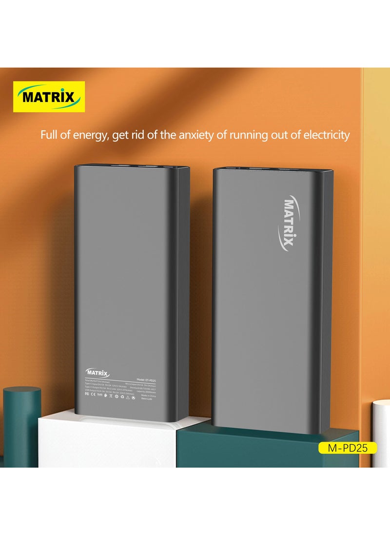 MATRIX - M-PD25 Power Bank20000 - Image 1
