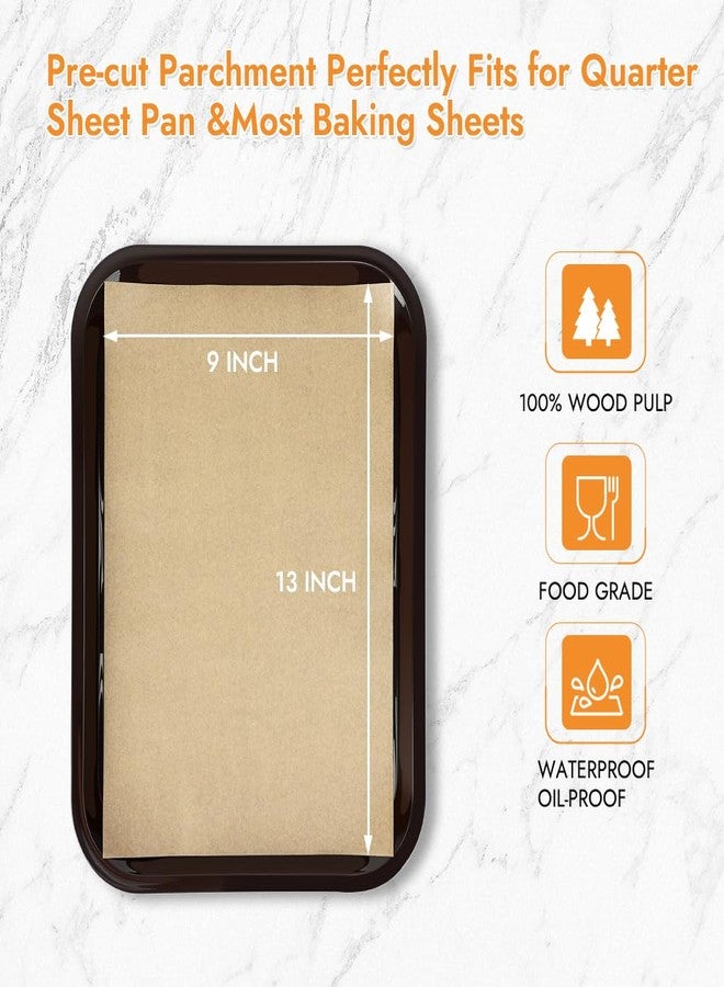 BYKITCHEN 9 x 13 Inch Parchment Paper Sheets, Non-Stick Precut Unbleached Baking Parchment Paper Liners for Oven, Air Fryer, Grilling, Cooking Bread Cake Cookie, Fits for Quarter Sheet Pan (120pcs) - Image 2