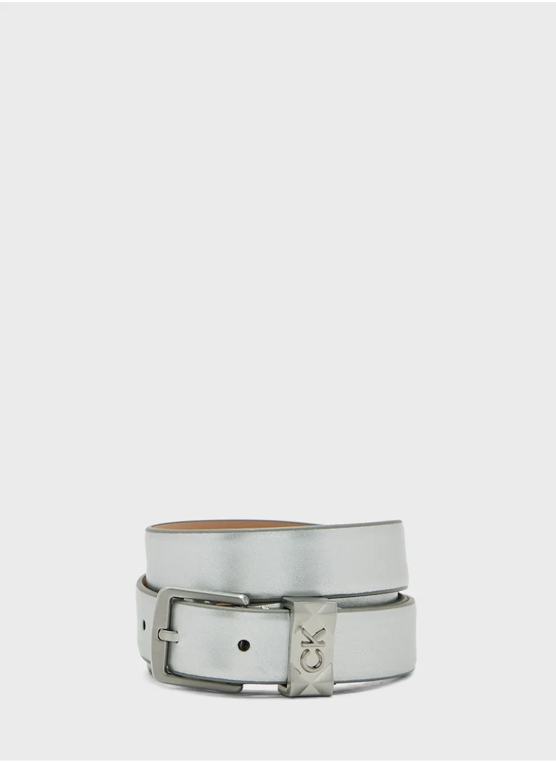 CALVIN KLEIN Re-Lock Sqr Buckle Belt