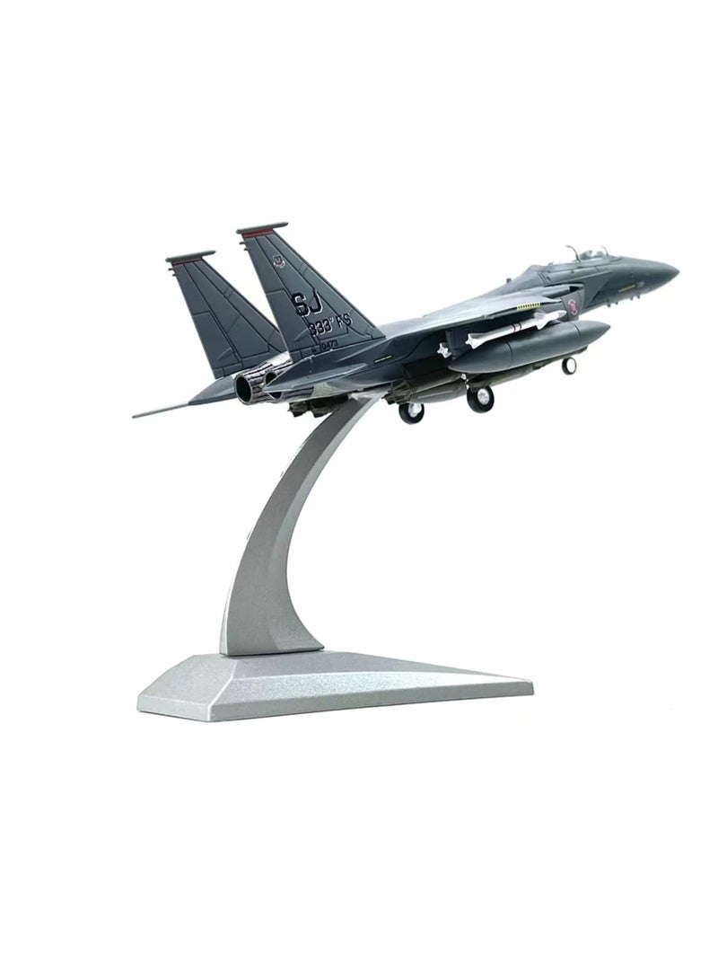 general 1:100 Alloy US F-15E Strike Eagle Supersonic Combat Bomber Model Aircraft Model Simulation Aviation Science Exhibition Model Collection - Image 1