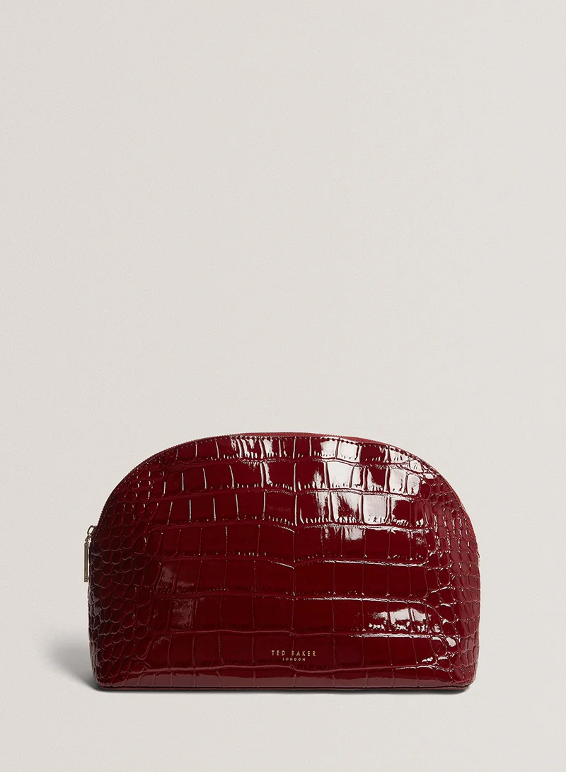 تيد بيكر Valoris Croc Effect Cosmetic Bag