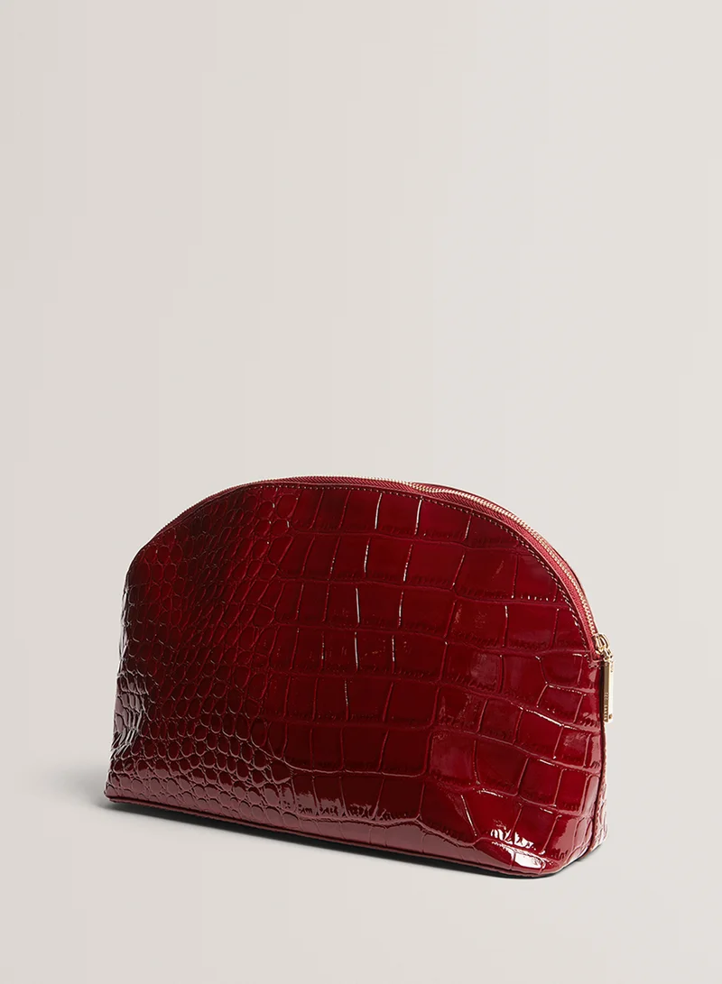 تيد بيكر Valoris Croc Effect Cosmetic Bag