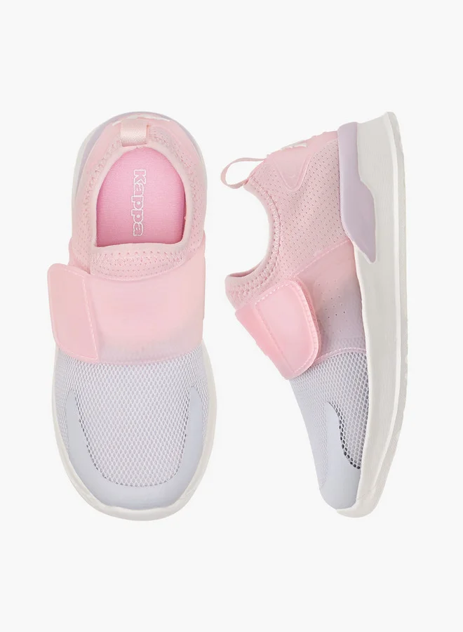 كابا Girls' Logo Detail Sports Shoes with Hook and Loop Closure
