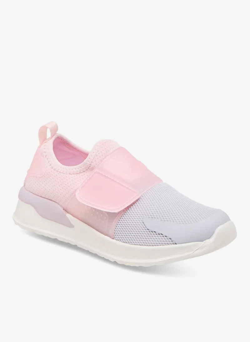 Kappa Girls' Logo Detail Sports Shoes with Hook and Loop Closure