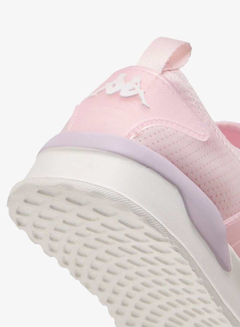 Kappa Girls' Logo Detail Sports Shoes with Hook and Loop Closure - Image 5