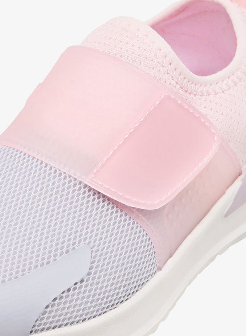 Kappa Girls' Logo Detail Sports Shoes with Hook and Loop Closure - Image 4