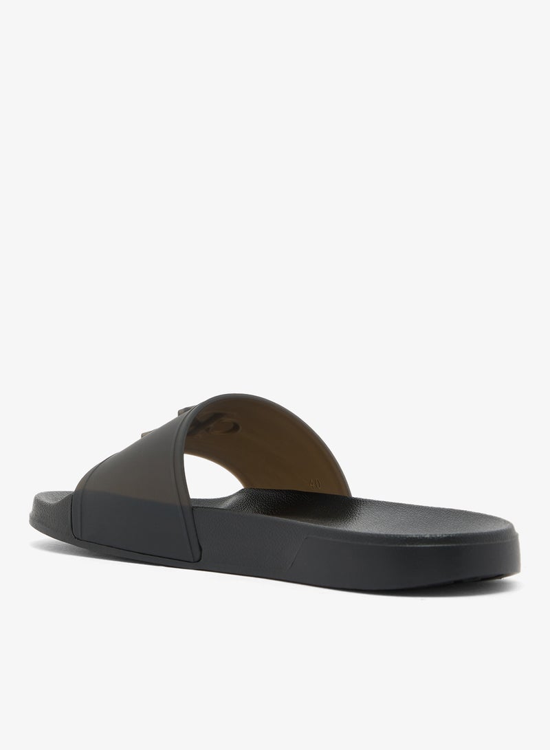 CALVIN KLEIN Embossed Monogam Sliders - Image 2