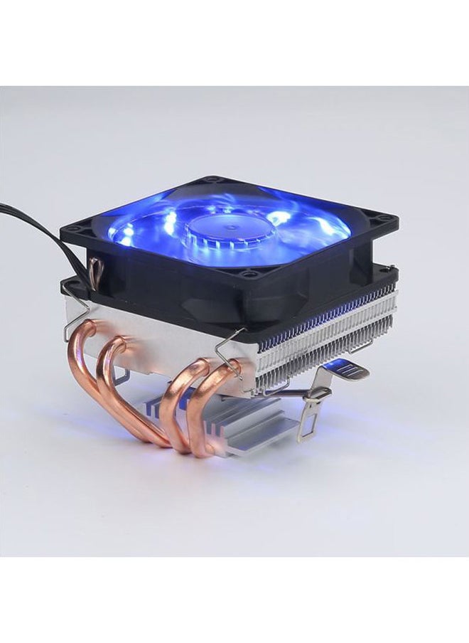 Loquat - LED CPU Cooling Fan 9x9x2.5cm Black/Blue/Silver - Image 1
