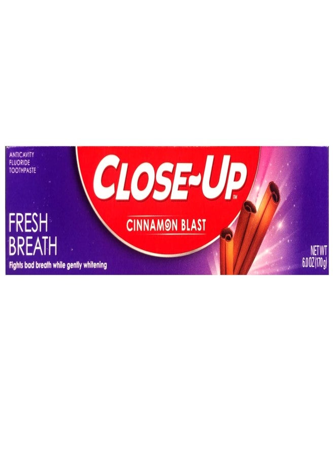 Close Up Close-Up Cinnamon Anticavity Flouride Toothpaste 6 Ounce (Pack of 4) - Image 2