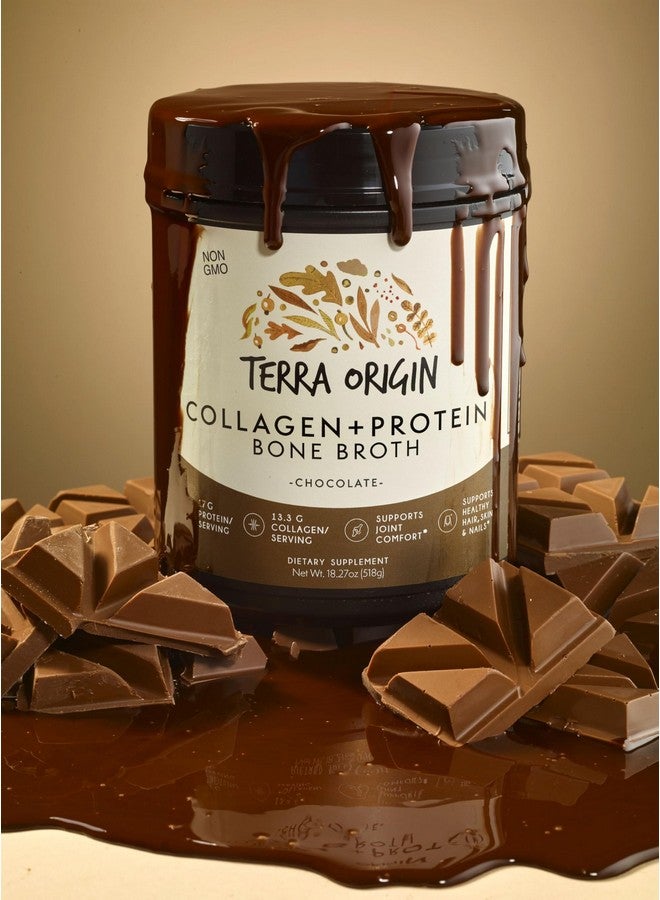 TERRA ORIGIN Collagen Peptides Powder | Bone Broth Hydrolized Collagen Type I and III Protein Supplement | for Women and Men Hair, Skin, Nail and Joint Support | Chocolate (20 Servings) - Image 4