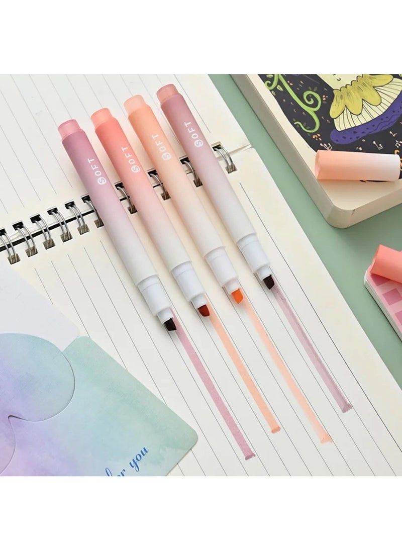 Kawaii - Pink Gradual Aesthetic Pink Highlighter Set - Image 1