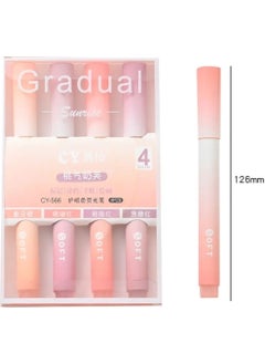 Kawaii Pink Gradual Aesthetic Pink Highlighter Set  - Image 4