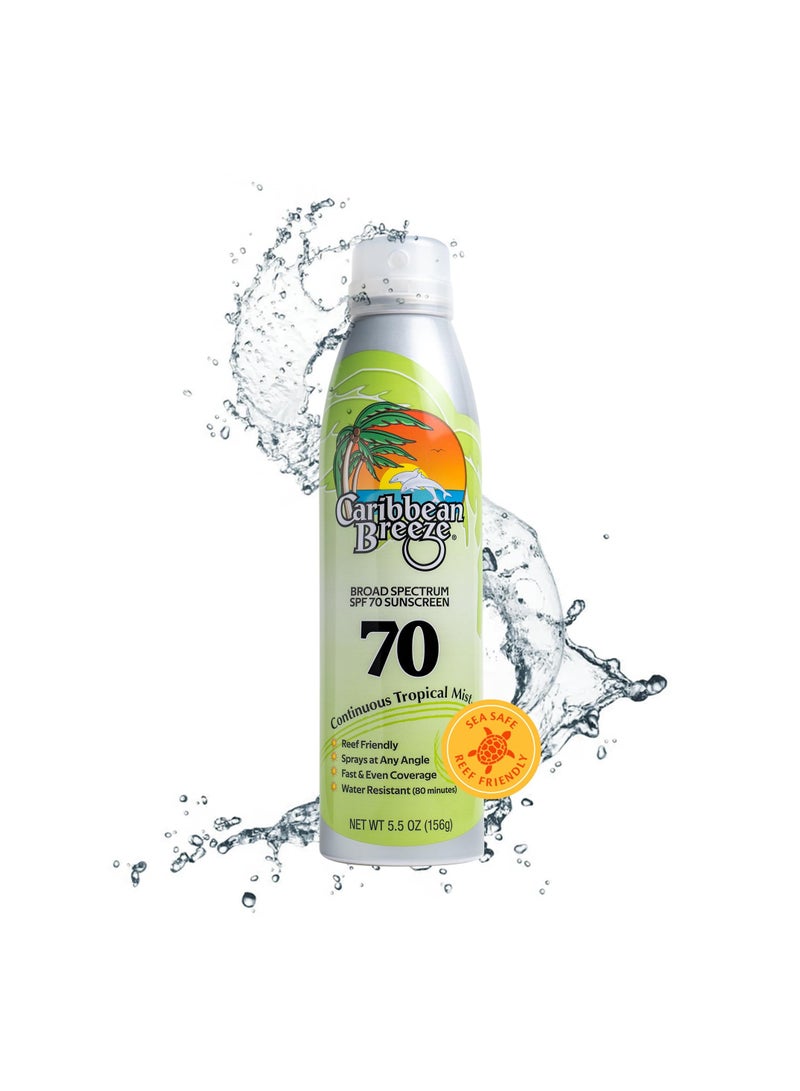 كاريبيان بريز بخاخ واقي للشمس بعامل حماية 70 156جم - Image 2