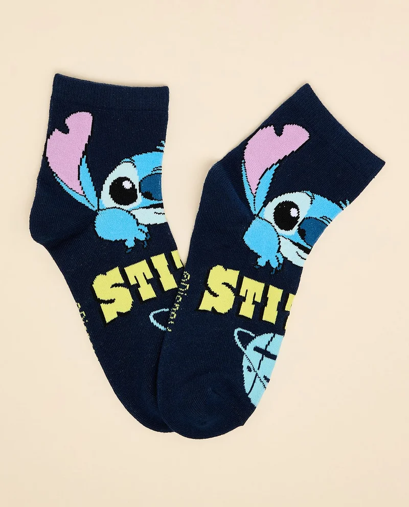 أر أند بي 3 Pack Stitch Print Ankle Socks