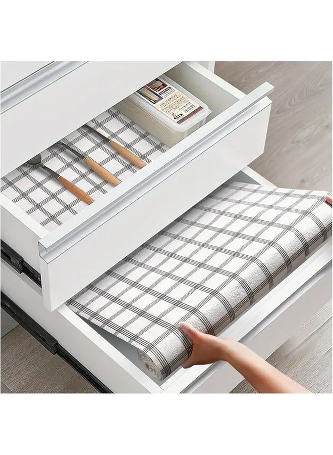 Golden Spray Anti Slip Desk Drawer Liner 12 by 120 Inch EVA Non Stick Cabinet Shelf Protector - Image 1