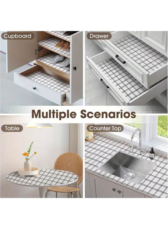 Golden Spray Anti Slip Desk Drawer Liner 12 by 120 Inch EVA Non Stick Cabinet Shelf Protector - Image 5